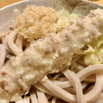 五葵 - 2021.2.19  冷やしうどんとちくわ天