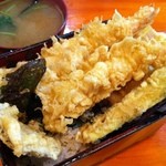 浅草橋満留賀 - 浅草橋満留賀名物　塩天丼