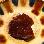 千翠 - 柿の醤油漬け