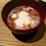千翠 - 山芋の味噌汁