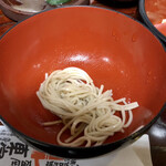 東家  本店 - わんこそばの1回分の平均の量