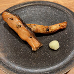 すし宮川  - 桜鱒、柚子と山わさび