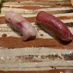 すし宮川  - 赤むつ、中トロ柵漬け