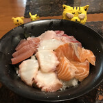 創作鉄板 ダイニング わぃわぃ - 海鮮丼