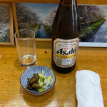 Katsutomi - ビール＋香の物