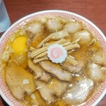 中華そば えもと - チャーシュー麺に生玉子
