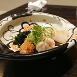徳島魚一番　新 - 鯛の白子ポン酢