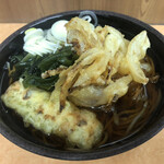 Sobadokoro Minori - かき揚げ 蕎麦　¥370
                        ちくわ天　¥50