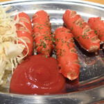 大衆酒場ナツメロ - 赤ウィンナー