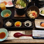 Tsurumaki sou - 和朝食膳 全景