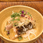 はと - 向付　鰆のたたき