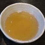 本格中華と日本酒のお店 酒廊 而空 - スープ。かなり攻めているスープ。お替りしたい。