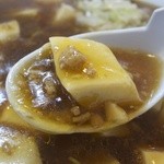 トーフラーメン 幸楊 - 【トーフラーメン】餡には豆腐・ひき肉がたっぷり...