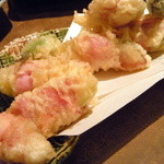 いちぢくのベーコン巻てんぷら