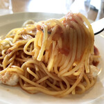 Gasuto - トマトスパとモッツァレラチーズ