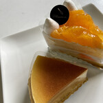 パティスリー・アール - 清見オレンジのショートケーキ＆チーズケーキ