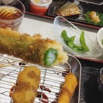 Kushikatsu Marusa - アスパラ断面