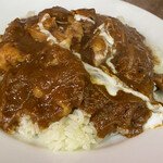 さふらん - 2021年5月。チキンカレー。セットは1000円。