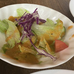 さふらん - 2021年5月。セットのサラダ。