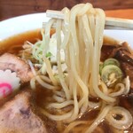 肉煮干し中華そば さいころ 中野本店 - 麺