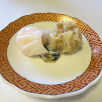 創作中華 一之船入 - 点心　海老蒸し餃子、焼売