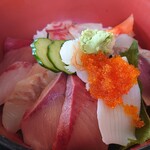 Katsugyo Resutoran Fuji - 彩りが綺麗で崩すのがもったいないです