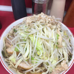 ラーメン二郎 - ラーメン小　ニンニクマシ　ヤサイマシ　アブラマシマシ