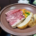 みなみ荘 - 牛肉陶板焼き