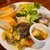 ワインカフェ イル ソフリット - 料理写真:鮮魚の胡麻パン粉焼き、あさりのカレークリームソース