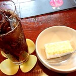 Sanji - ランチのドリンク(コーラ)＆デザート(ミルクレープ)