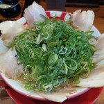 らーめん八角 - ちゃーしゅー麺バラネギもやし大盛