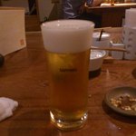 うどん山長 - ビール