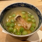 創和堂 - 甘鯛と薄い豆の茶碗蒸し