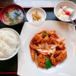 Watou - 和牛肉の四川風炒め定食800円