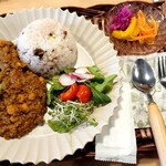 フロール カフェ マリリン - キーマカレーセット♪
