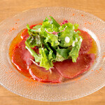 horse meat carpaccio