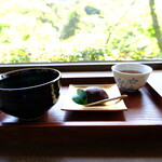 由加山 太助茶屋 - 新緑と抹茶 2021年5月