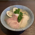 旬菜麺屋 雅流 - 本日の魚介そば(純はまぐり)