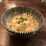 和風楽麺 四代目 ひのでや - ミニ帆立ご飯。