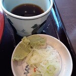 そば元本舗 - 蕎麦つゆ、薬味