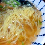 Yasubei - 塩ラーメン　(麺)