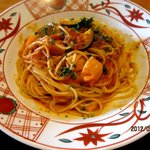 五右衛門  - ズッキーニとサーモンのトマトクリーム