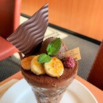 デニーズ - GODIVA チョコレートサンデー。1208円