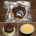 レストハウスショップ - 生メイプルもみじプリン 330円（税別）