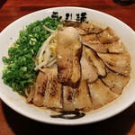 永斗麺 - サンマらーめんトッピング豚バラ