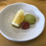 うな重一番 - 食後のフルーツ