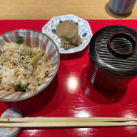 賛否両論 名古屋 - ミニコース（税込 3,900円）評価＝◎:『焼きタケノコの混ぜご飯』