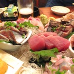 魚金 - なんといっても刺身です。