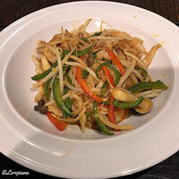 中国料理 豪華 - 細切り豚肉と季節野菜の辛し香り炒め