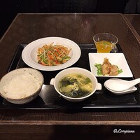 中国料理 豪華 - 細切り豚肉と季節野菜の辛し香り炒め